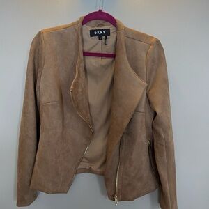 Faux suede jacket